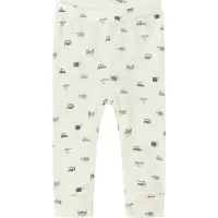 Name it Leggings - Ull - Rib - Nei - NbmWang - Snow White/Small - - 50 - Leggings - Ull
