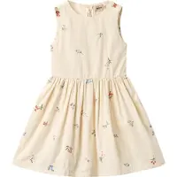 Wheat Kjole Thelma Ivory Embroidery Flowers (116 / 6 år)