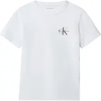 Calvin Klein Jeans T-skjorte - Monolog - Bright White - - 12 år (152) - T-skjorte