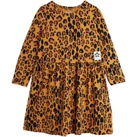Mini Rodini Kjole - Basic - Leopard - - 4-5 år (104-110) - Kjole
