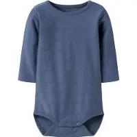 Name it Body I/e - NbmDenzel - Vintage Indigo - - 1 år (80) - Langermet Body
