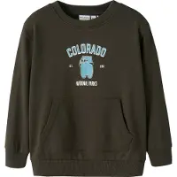 Name it Collegegenser - NmmVoder - Tyrkisk kaffe/Colorado - - 3 år (98) - Collegegenser