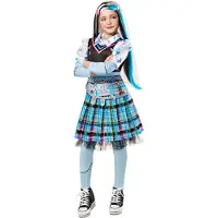 Rubies Kostymer - Monster High Frankie Stein Deluxe - - 11-13 år (146-158) - Kostymer