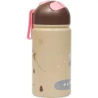 OYOY Drikkeflaske - 360 ml - Friends In The Forest - Rose - - OneSize - Drikkeflaske