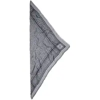 Lala Berlin Skjerf - Triangle Tilda - Swoosh Black/White - - OneSize - Skjerf