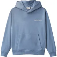 Calvin Klein Hettegenser - Avslappet - Satin Blue - - 8 år (128) - Hettegenser