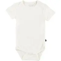 Minymo Body k/e - Bambus - Hvit - - 56 - Kortermet body