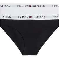 Tommy Hilfiger Truser - 2-pack - Svart/Hvit - - 4-5 år (104-110) - Truser