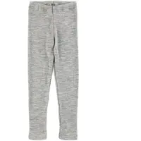 Engel Leggings - Ull/Silke - Grå Melert - - 2 år (92) - Leggings - Ull