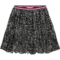 Tommy Hilfiger Skjørt - Svart Dyretrykk - - 4 år (104) - Skjørt