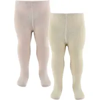Minymo Strømpebukser - 2-pack - Polert Lilac/Krem - - 140/146 - Strømpebukser