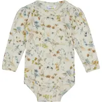 Joha Merinoull Body Flora Offwhite (100 / 3-4 år)