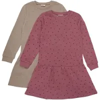 Minymo Kjoler - 2-pack - Apple Smør - - 1½ år (86) - Kjole