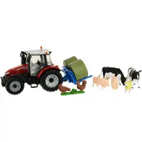Britains Arbeidsmaskin - 43205 - 5612 - Traktor m. Dyr - - OneSize - Bil