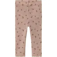 Name it Leggings - Ull - Noos - NbfWang - Shadow Grå/Small flyt - - 1 år (80) - Leggings - Ull