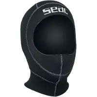 Seac Sub Hette - Standard 5 mm - Svart - - M - Medium - Badehette