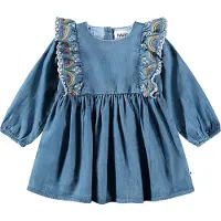 Molo Kjole - Denim - Carlene - Wonder Rainbow - - 1½ år (86) - Kjole