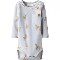 Lil´ Atelier Lil' Atelier Body I/e - NbmLayo - Grå Dawn/Deer - - 56 - Langermet Body