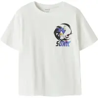 Name it T-skjorte - NkmFitus - Sonic - Bright White - - 11-12 år (146-152) - T-skjorte