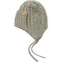 Name it Lue - Ull/Bomull - NbmWrilla - Tørket Sage - - 40-44 cm - Lue