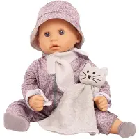 Götz Dukke - Cookie - 48 cm - Grey Katter - - OneSize - Dukke