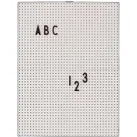 Design Letters Tavle - A4 - Grå - - OneSize - Tavle