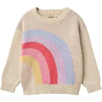 Wheat Genser - Strikk - Solveig - Rainbow - - 6 år (116) - Genser