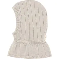 Copenhagen Colors Balaclava - Strikk - Ull - 1-lag - Pale Cream - - 53-54 cm - Balaclava - enkel
