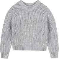 Michael Kors Genser - Strikk - Grå Melert m. Rhinestone - - 8 år (128) - Genser