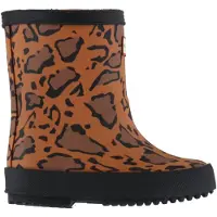Hunter Gummistøvler - Kids First Leopard Mønster - Rik Tan/Sal - - 25 - Gummistøvler