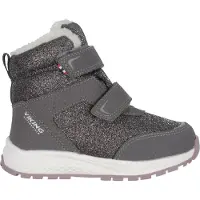 Viking Vintersko - Utstyr Glitter Varm WP 2V - Kullfarget/Dusty - - 28 - Vinterstøvler