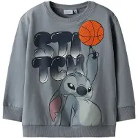 Name it Collegegenser - Stitch - NmmAnt - Tradewinds - - 4 år (104) - Collegegenser