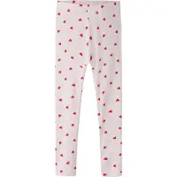 Name it Leggings - NmfBheart - Vugge Rosa - - 4 år (104) - Leggings