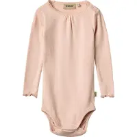 Wheat Body I/e - Rib - Lotta - Powder - - 2 år (92) - Langermet Body