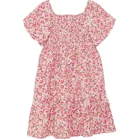 Creamie Kjole - Struktur - Smørkrem m. Blomster - - 5 år (110) - Kjole