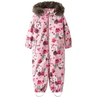 Name it Vinterdress - NmfSnow10 - Noos - Parfait Pink/Floral Uni - - 1½ år (86) - Vinterdress