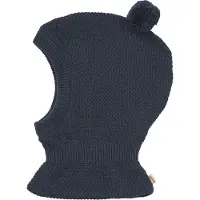 Wheat Balaclava - Strikk - Pomi - Ink Melange - - 51-52 cm - Balaclava - dobbel
