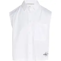 Calvin Klein Skjorte - Monogram av - Bright White - - 12 år (152) - Skjorte K/E
