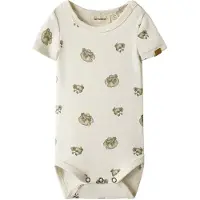 Lil´ Atelier Lil' Atelier Body k/e - NbmGayo - Coconut Melk/Frosk - - 56 - Kortermet body