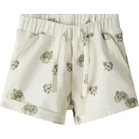 Lil´ Atelier Lil' Atelier Shorts - NbmGayo - Coconut Melk/Frosk - - 62 - Shorts