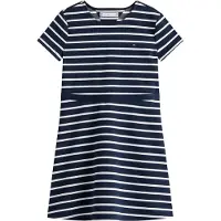 Tommy Hilfiger Kjole - Essential Punto - Dark Natt Navy Striper - - 14 år (164) - Kjole