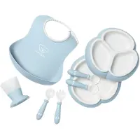 BabyBjörn Spisesett - 8 Deler - Pastellblå - - OneSize - Spisesett