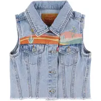 Levi's Denimvest - Desert Sky - - 10 år (140) - Vest