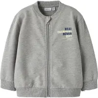 Name it Cardigan - Svette - NmmDalm - Grey Melange - - 3 år (98) - Cardigan
