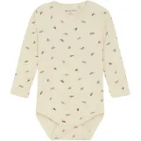 Minymo Body I/e - Viskose - Tradewinds m. Dinosaurer - - 68 - Langermet Body