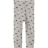 Name it Leggings - Ull - Rib - Noos - NbmWang - Perlemoraktig Cl - - 56 - Leggings - Ull