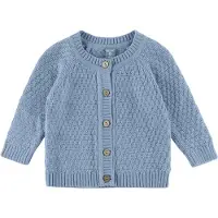 Smallstuff Cardigan - Ull - Lyseblå - - 80/86 - Cardigan
