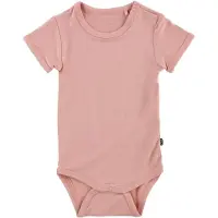 Minymo Body k/e - Bambus - Rosa - - 1½ år (86) - Kortermet body