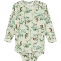 Joha Body I/e - Ull - Off White m. Trær - - 70 - Langermet Body