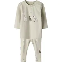 Name it Sett - Genser/Leggings - NbnTutty - Summer Sand - - 74 - Genser